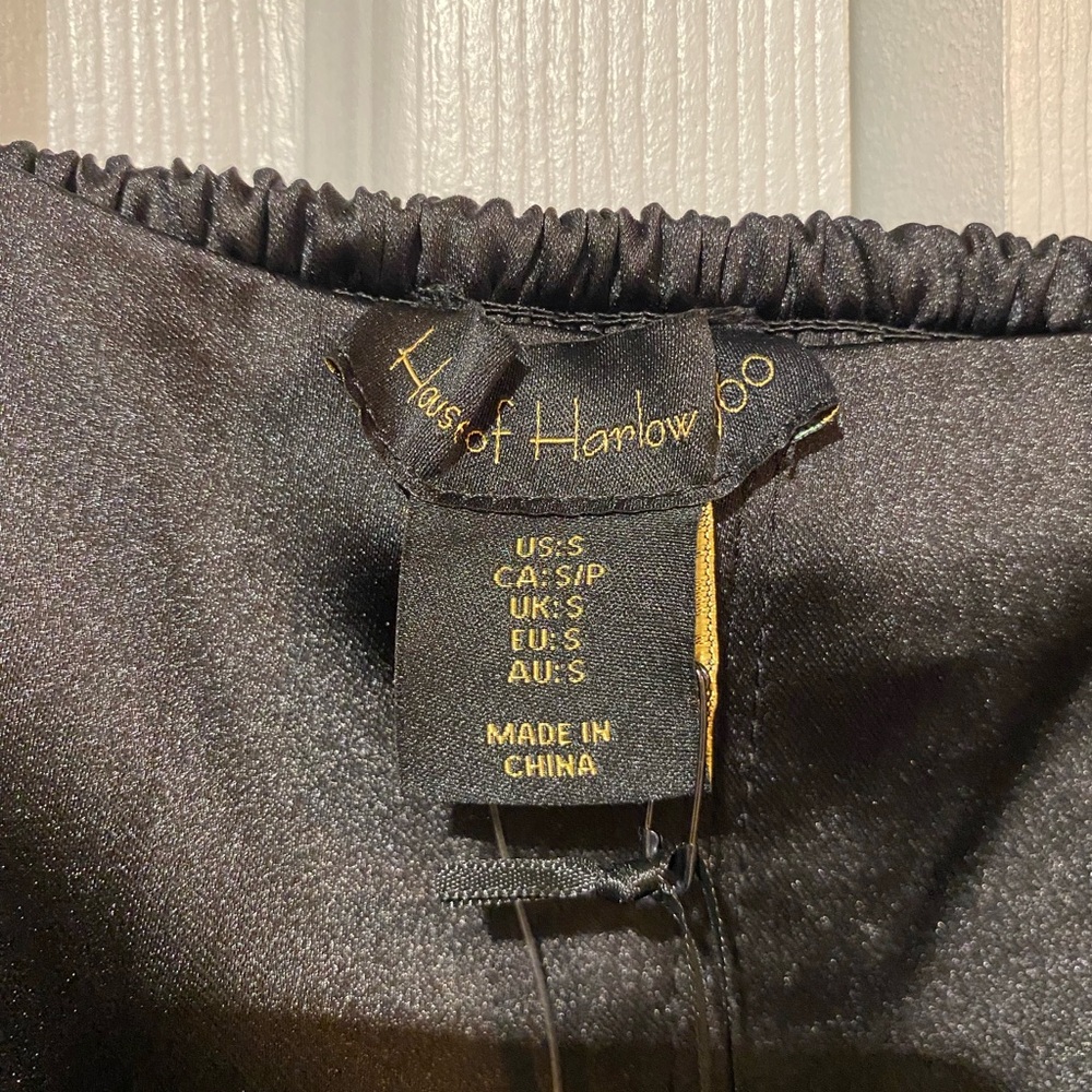 House of Harlow satin tank top